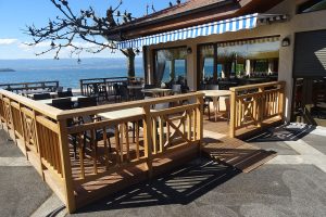 Pose de terrasse bar et restaurant